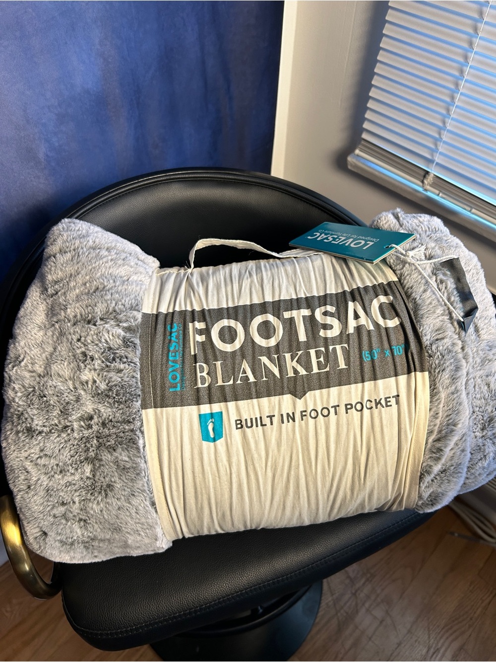 Lovesac FOOTSAC Blanket - Gray